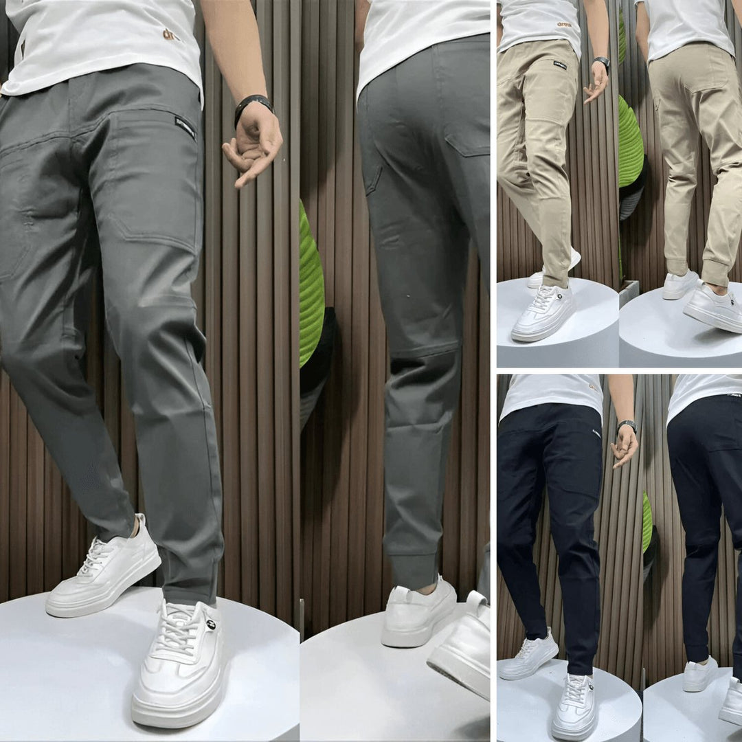 Mens Cargo Pants - Lightweight Stretch Trousers for Ultimate Comfort, Sizes 29-37