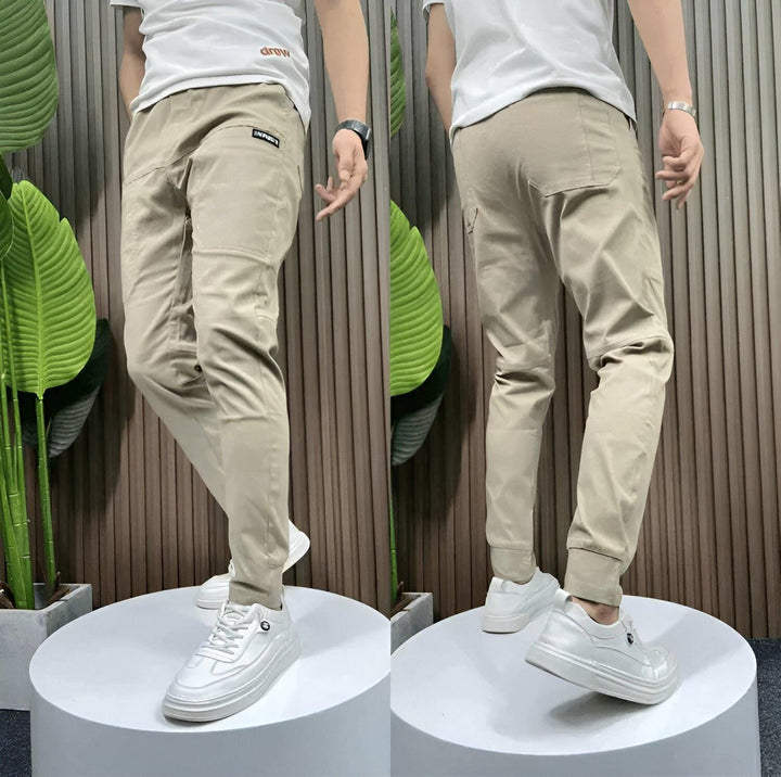 Mens Cargo Pants - Lightweight Stretch Trousers for Ultimate Comfort, Sizes 29-37